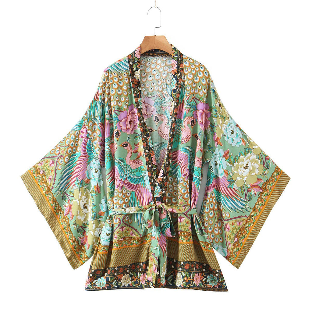 The Peacock Kimono
