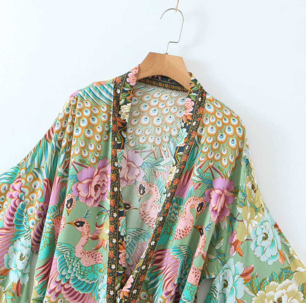The Peacock Kimono