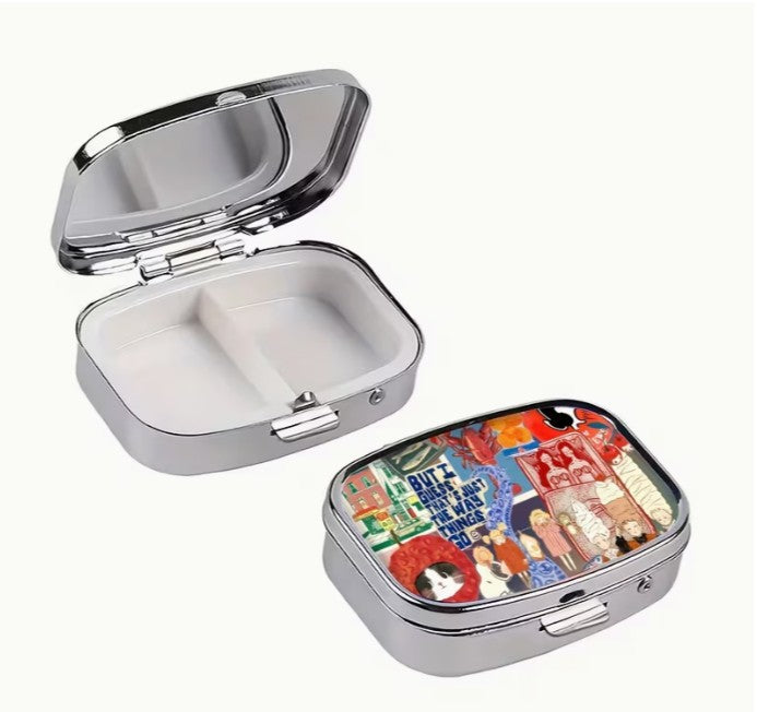 Art Deco Pill/Earring Box