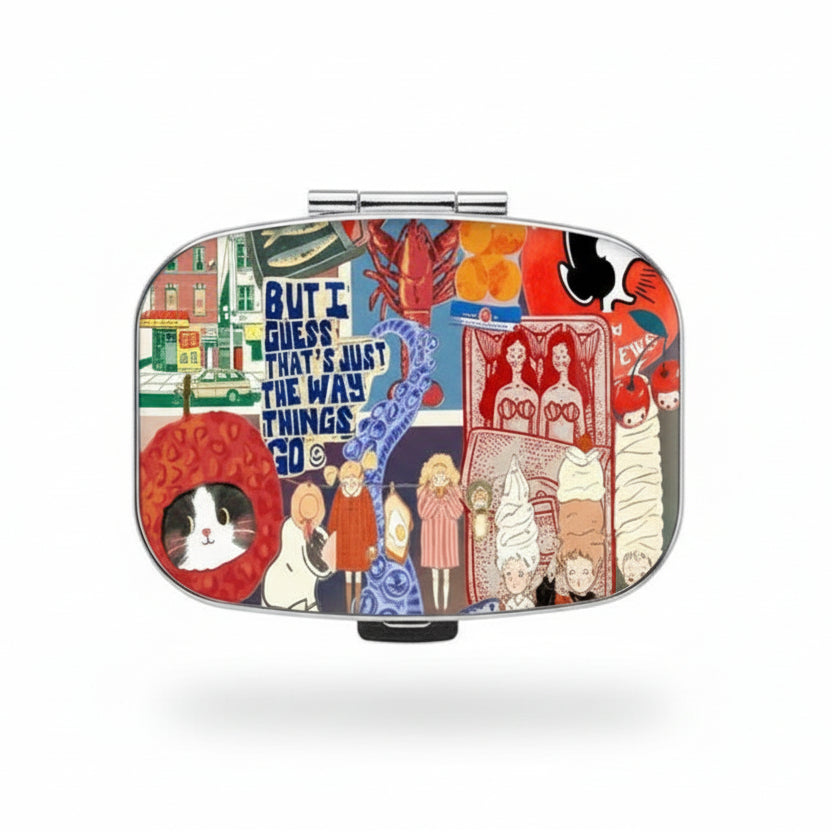 Art Deco Pill/Earring Box